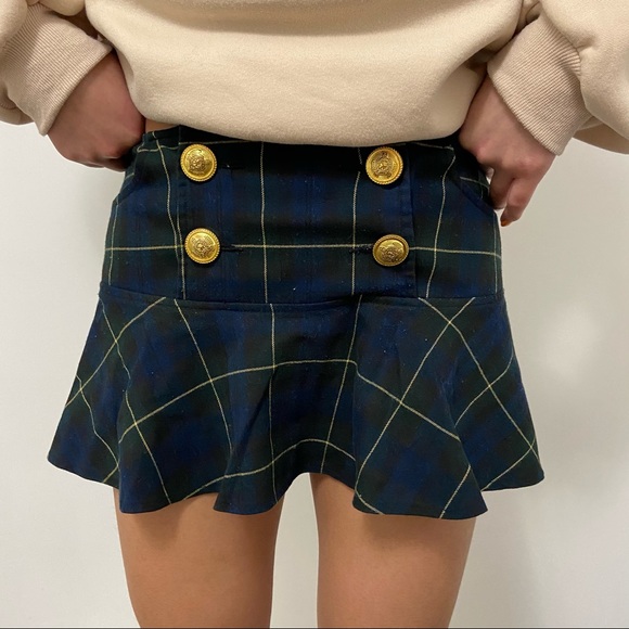 VINTAGE SCHOOL GIRL MINI SKIRT - Picture 2 of 7